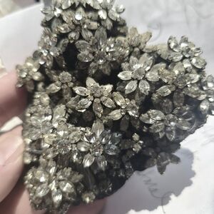 Dazzling Floral Crystal Brooch